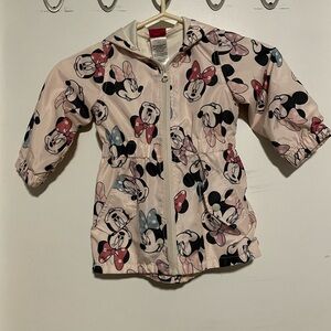 Minnie Mouse Raincoat - Size 2T